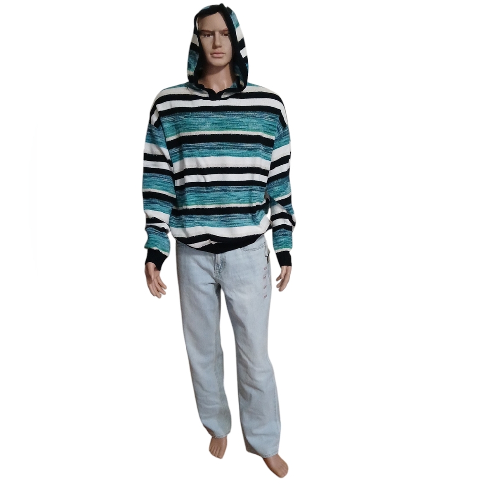 NovaMen Striped Hoodie
